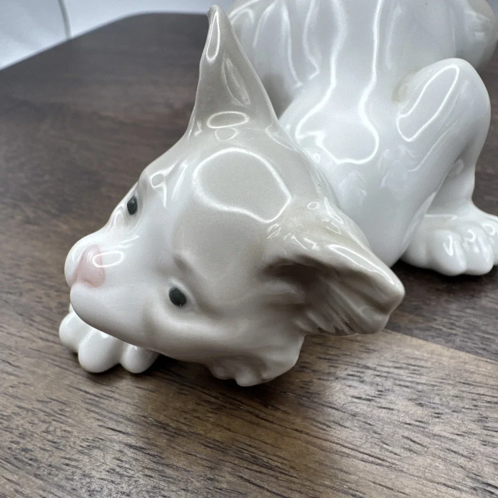 Llardo Cat Figurine Statute‎ 5112 Attentive Playful Pouncing Kitten Retired Vtg